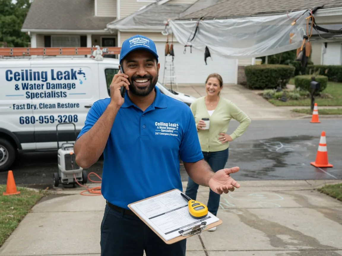 Ceiling Leak Cleanup Neosho Falls, KS FAQs